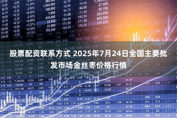 股票配资联系方式 2025年7月24日全国主要批发市场金丝枣价格行情